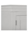 Vermont 3 Door Wardrobe in Pebble Grey VM100-101-234, close-up view of the wardrobe door with a sleek handle and smooth finish.