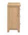 Hampton Oak 3 Drawer Chest HO100-102-231, wooden furniture piece with three drawers and a natural oak finish.