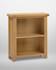 Hampton Oak Low Bookcase HO300-306-052, natural oak finish bookcase with a simple, sleek design and a tall, rectangular shape.