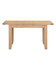 Hampton Oak Extending Dining Table HO400-403-075, a sturdy wooden table with a natural oak finish and an extendable design for versatile dining space.