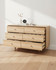 Parnell Oak Six Drawer Chest