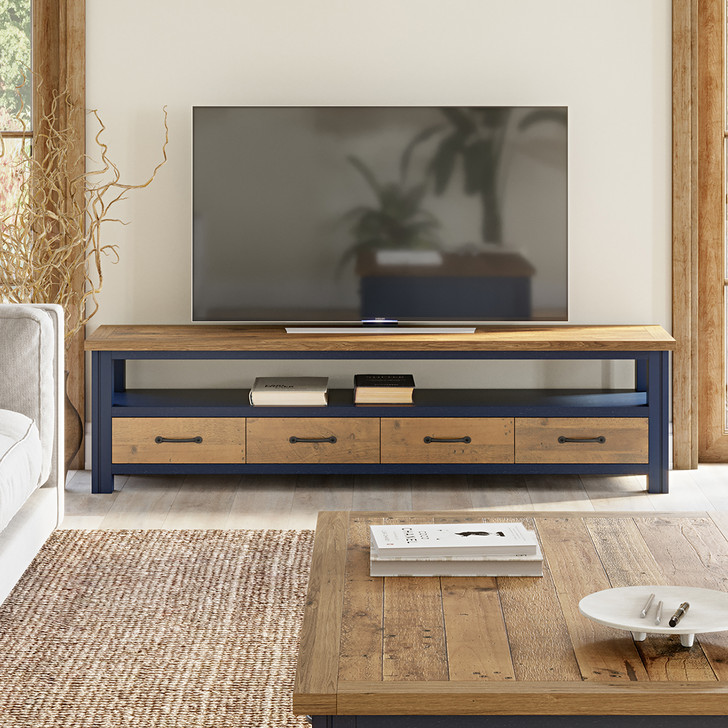 Buy the Splash of Blue Super Sized Widescreen Television cabinet today. Fast delivery and no-fuss returns