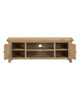 Hampton Oak Straight TV Unit - Wooden Furniture Store
