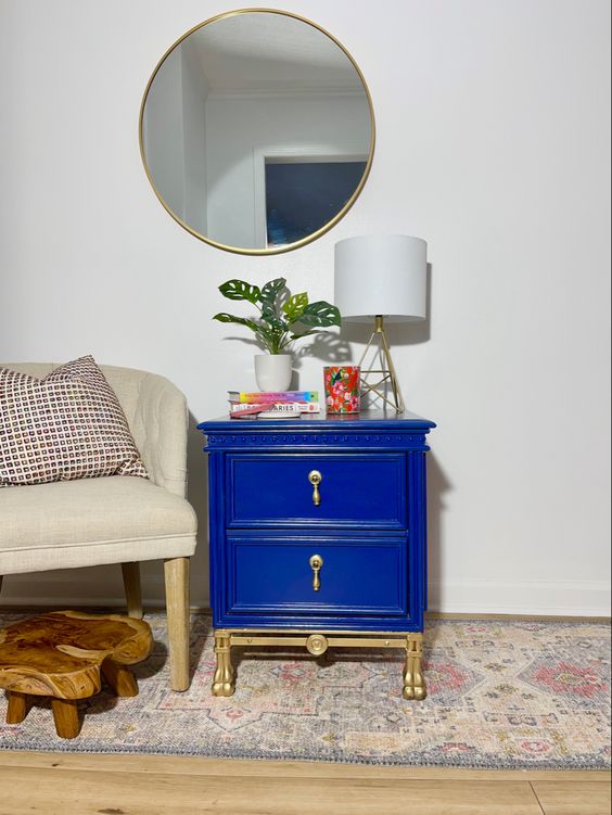 Blue furniture - the art of versatility and bold statements