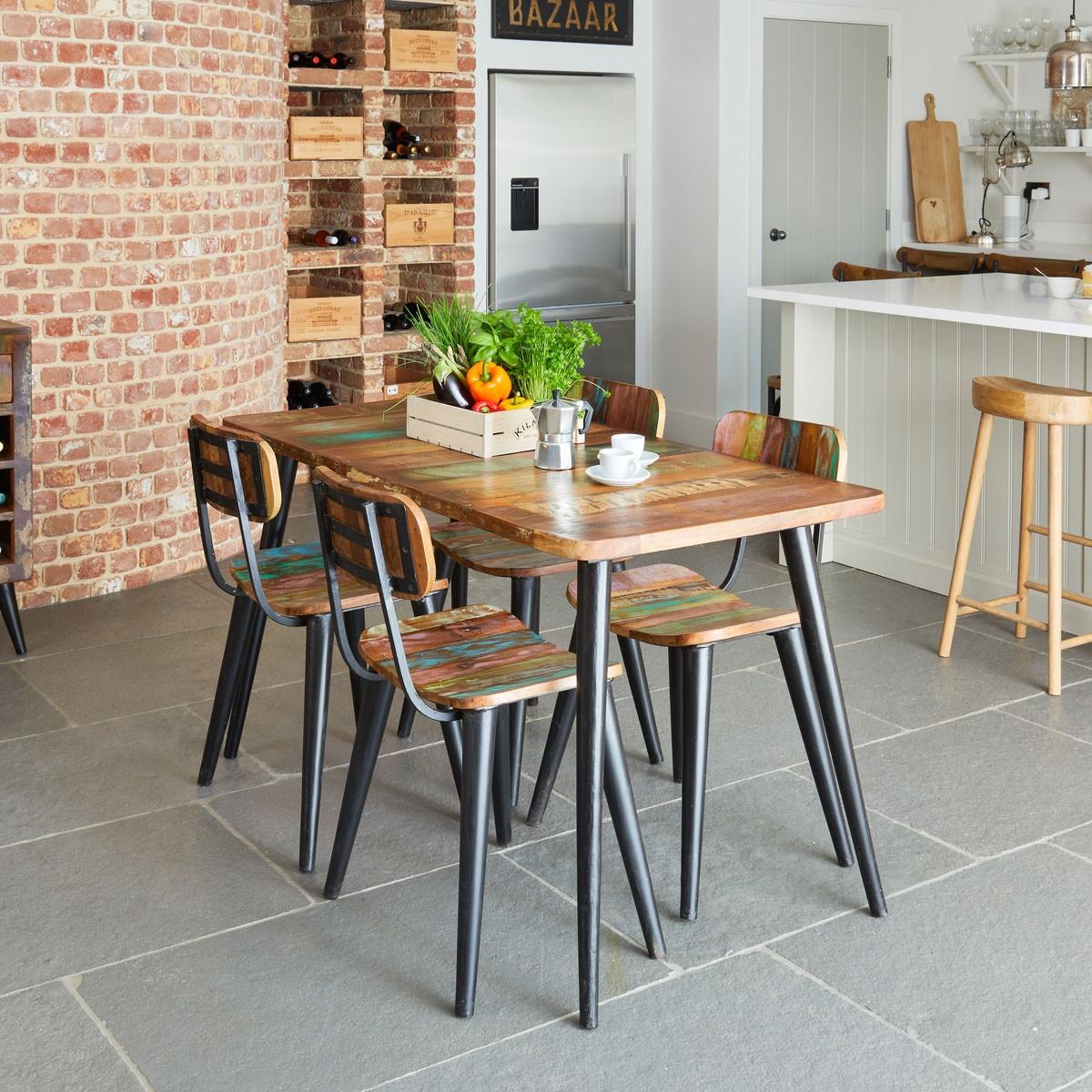 Coastal Chic Large Rectangular Dining Table Wooden Furniture Store