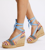 Penelope Chilvers High Catalina Picasso Espadrille - Multi