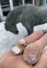 Jamie Joseph Asymmetrical Morganite Ring