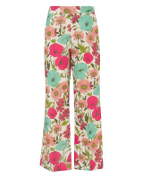 Mirto Floral Print Pant - Pink/Turquoise