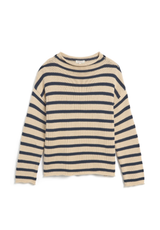 DemyLee Lamis Stripe Sweater - Navy