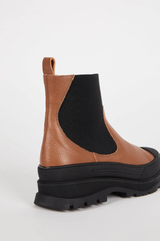 Intentionally Blank Court Lug Sole Chelsea Boot - Cafe