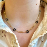 Sarah Graham Ridge Paperclip Necklace