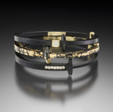 Pat Flynn Nail Bracelet - Short Diamond Stripe