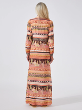 Hayley Menzies Dancing Girls Silk Maxi Shirt Dress