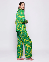 Mirto Moon Print Pyjamas - Green