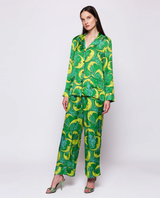 Mirto Moon Print Pyjamas - Green