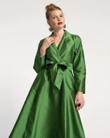 Frances Valentine Lucille Wrap Dress - Green