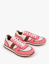 Penelope Chilvers Studio Leather Trainer - Pink/White