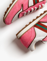 Penelope Chilvers Studio Leather Trainer - Pink/White