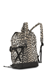 Ganni Tech Backpack - Leopard