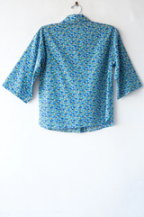 Lost & Found Liberty Floral S/S Shirt - Turquoise