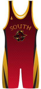 Custom Sublimated WarriorSport  Wrestling Singlet The Sweep Custom Sublimated WarriorSport  Wrestling Singlet The Sweep