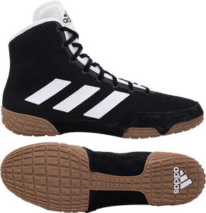 TAdidas Tech Fall Wrestling Shoes in Black/White TAdidas Tech Fall Wrestling Shoes in Black/White