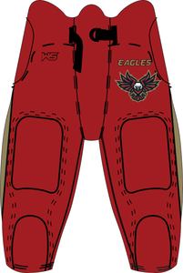 WarriorSport Sublimated Football pants with pads WarriorSport Sublimated Football pants with pads