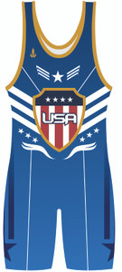 WarriorSport Blue Stock Singlet WarriorSport Blue Stock Singlet