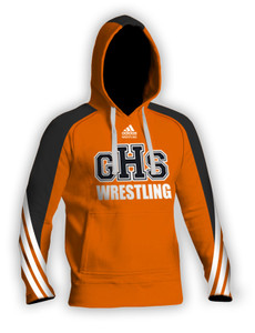 Sublimated Orange Adidas Hoodie aA400hs