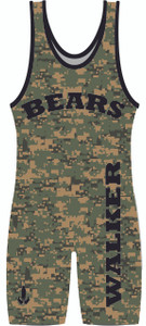 WarriorSport Sublimated Singlet Template 1514 WarriorSport Sublimated Singlet Template 1514