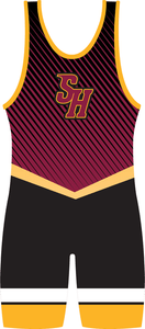 Custom Team Wrestling Singlet Down Block Back Custom Team Wrestling Singlet Down Block Back