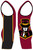 WarriorSport Sublimated Singlet Template 1507 cardinal/black side view