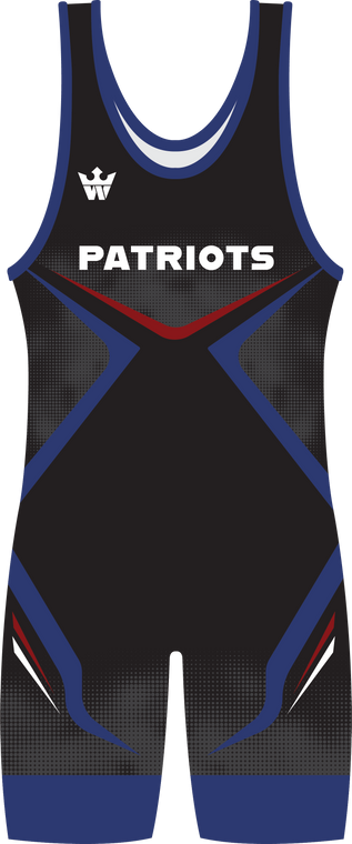 WarriorSport Sublimated Wrestling Singlet the Patriot