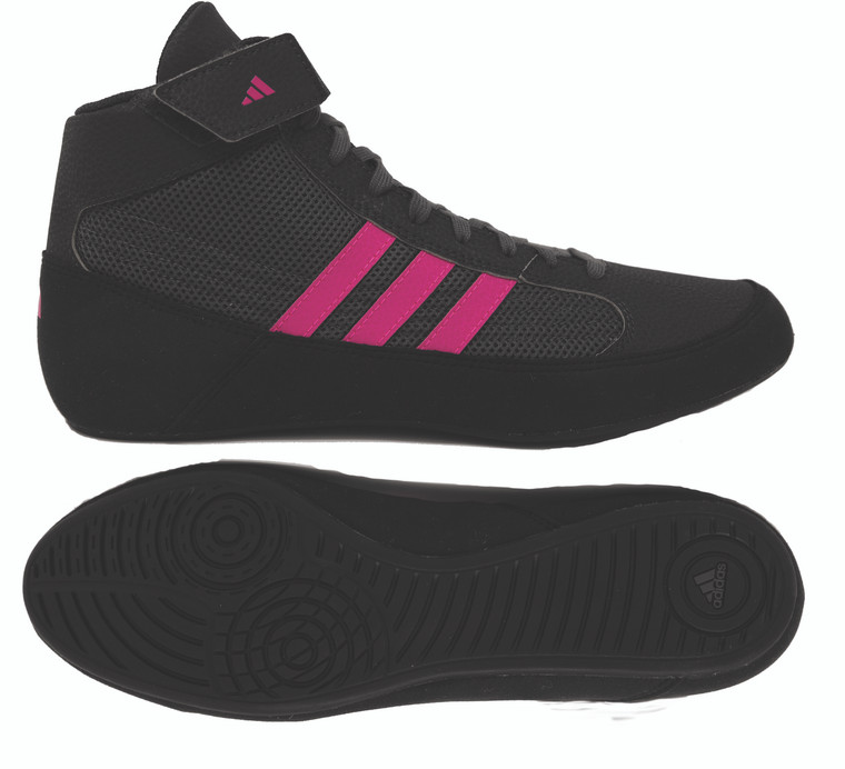 adidas HVC 2 Adult wrestling shoes: Black/Pink
