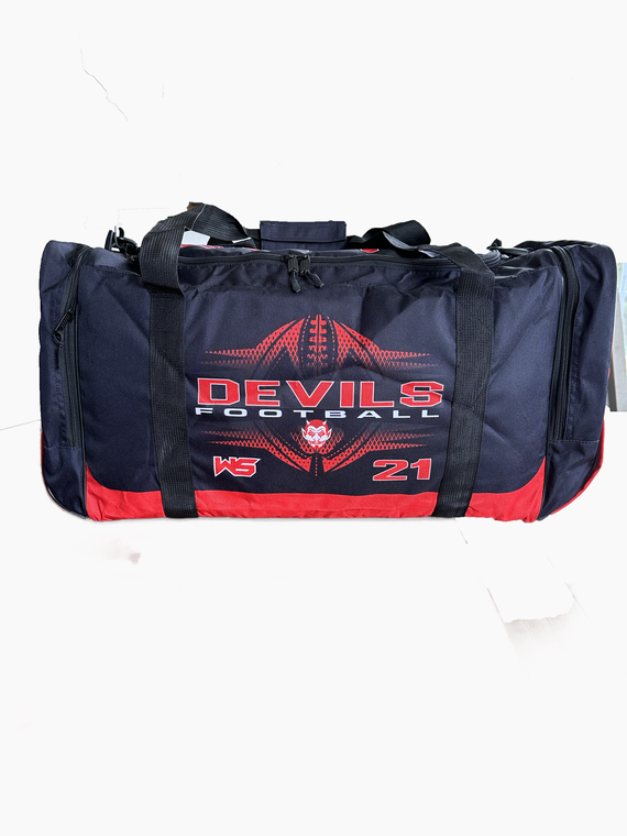 WarriorSport Custom Duffle Bag Front View