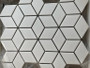 ARVEX WHITE RHOMBUS GLOSSY MOSAIC $6.99 Sq. Ft.
