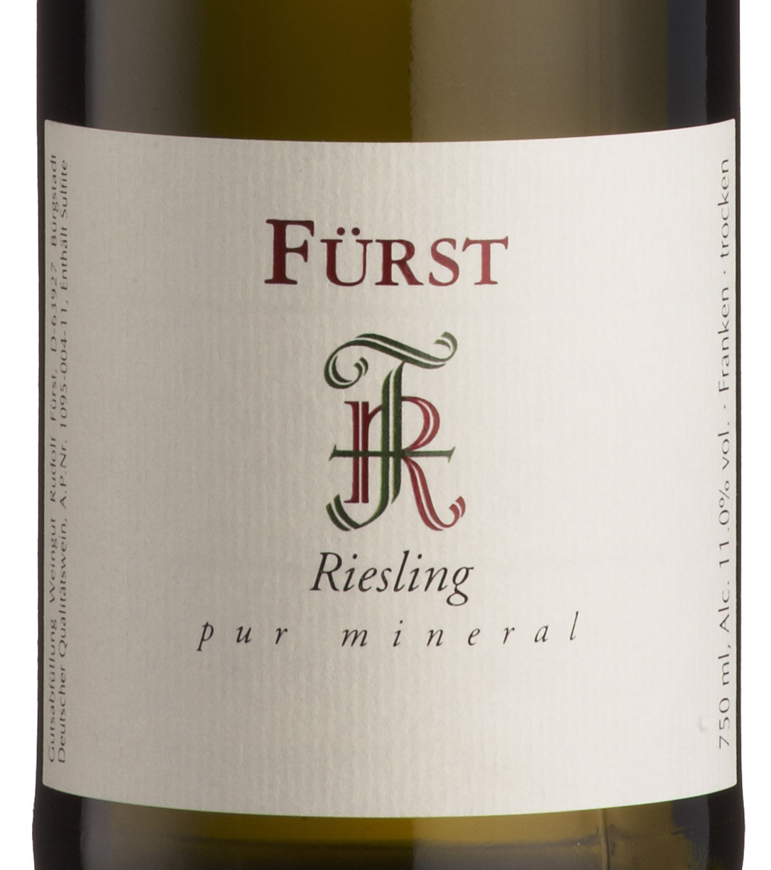 Fürst/Rudolf Riesling Pur Mineral 2019 Woodland Hills Wine Company
