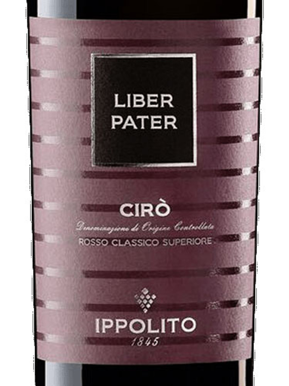 Ippolito 1845 Cir Rosso Classico Superiore Liber Pater 2019