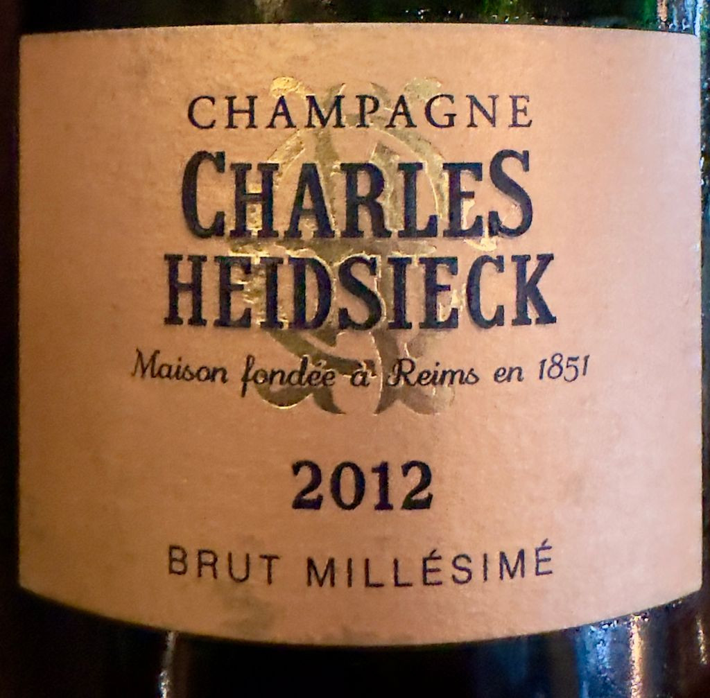 Heidsieck/Charles Brut Champagne 2012 - Woodland Hills Wine Company