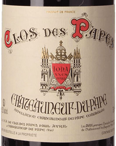 クロ・デ・パプ（Clos Des Papes）　2020年 Clos des Papes Châteauneuf-du-Pape 2020 - Woodland Hills Wine Company