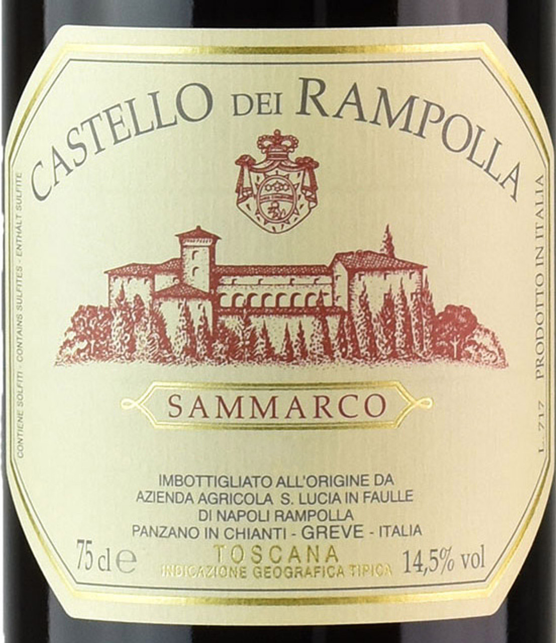 Castello dei Rampolla Toscana Sammarco 2016 - Woodland Hills Wine Company