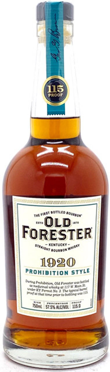 Old Forester 1920 Prohibition Style Bourbon Whiskey