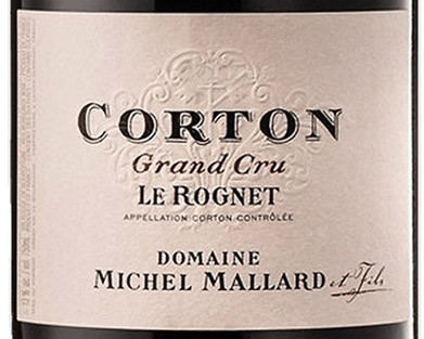 Mallard/Michel Corton Le Rognet Grand Cru 2017 - Woodland Hills