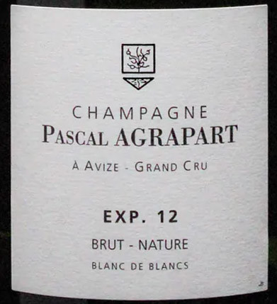 Agrapart Brut Nature Blanc de Blancs Champagne Experience 2012 ...