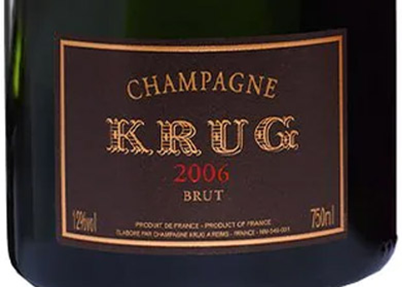 JS 100 pts! 2008 Krug Vintage Brut Champagne wine, France