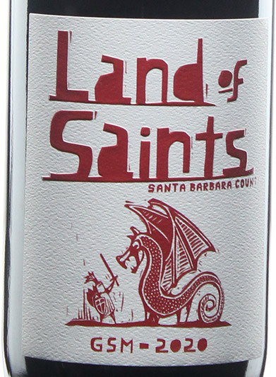 Land of Saints GSM Santa Barbara County 2020 Woodland Hills Wine Company