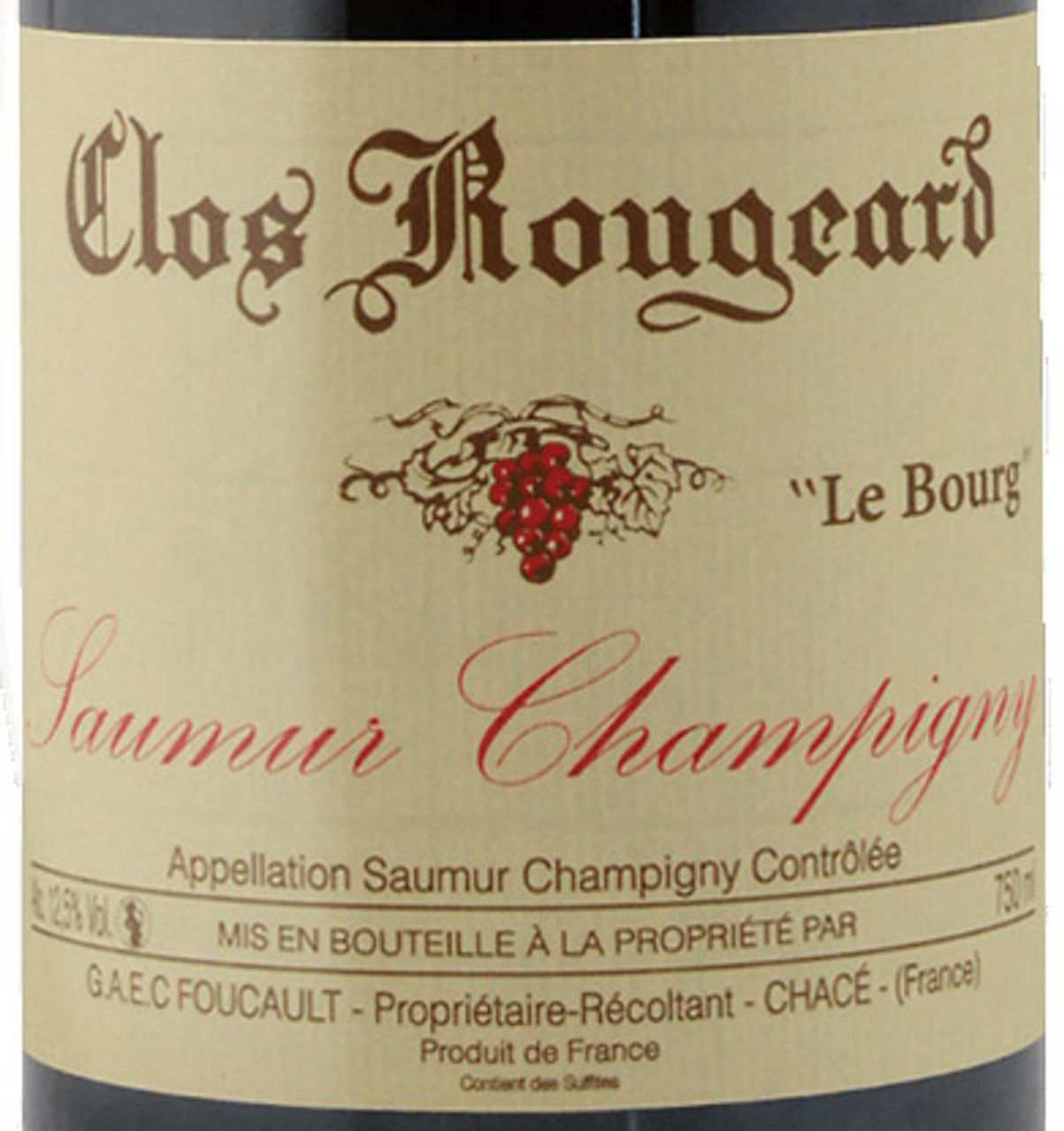 Clos Rougeard Saumur-Champigny Le Bourg 2017 - Woodland Hills Wine