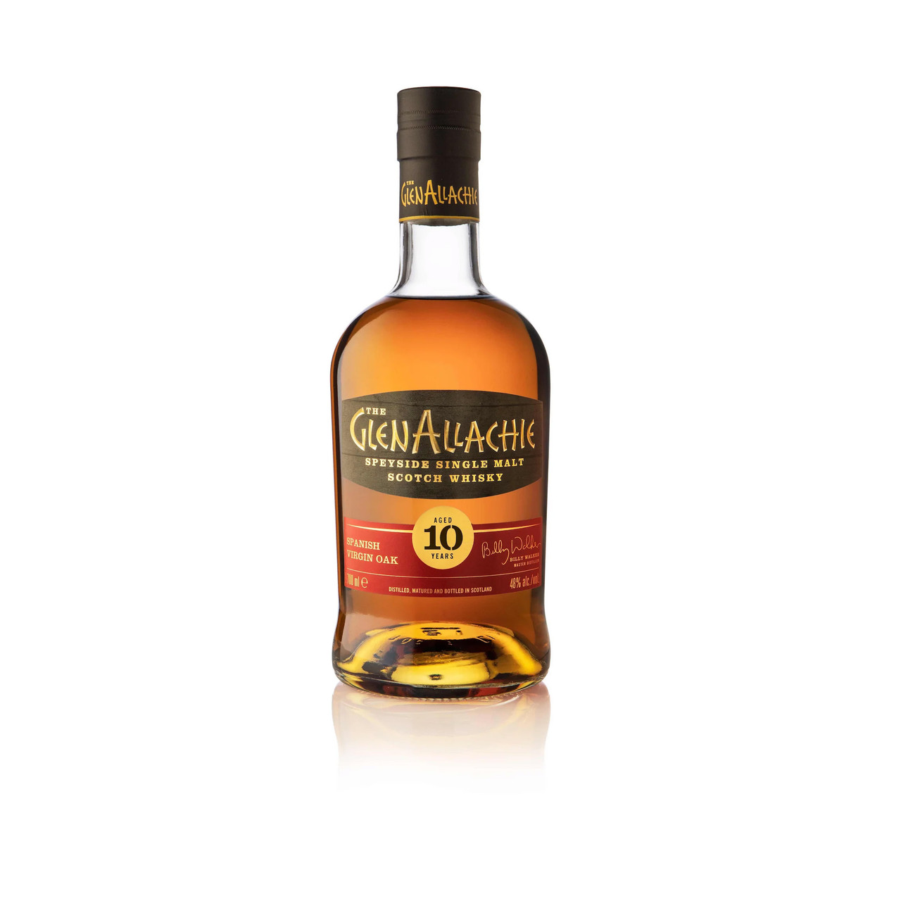 GlenAllachie 10 Year Spanish Virgin Oak Single Malt Scotch Whisky 700ml