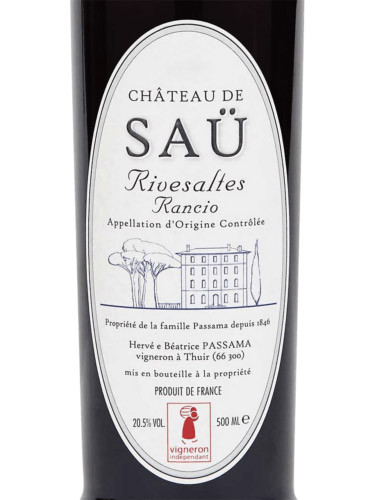 Château de Sau Rivesaltes Rancio 2002 500ml - Woodland Hills Wine Company