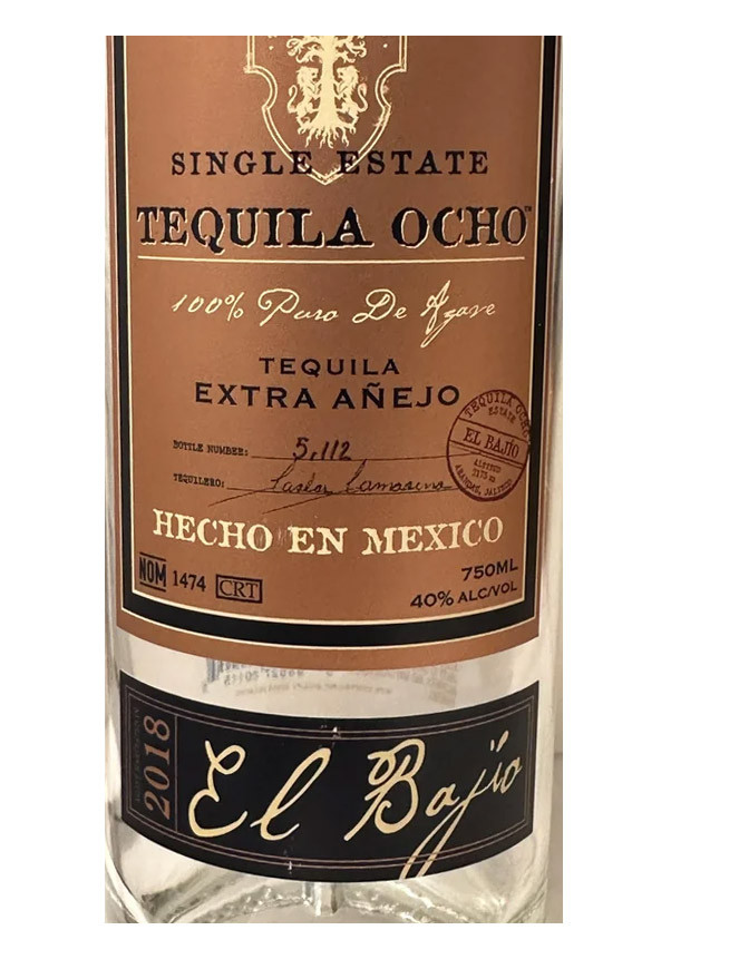 Tequila Ocho Añejo 750ml 2本セット Tequila Ocho Añejo 750ml 2本